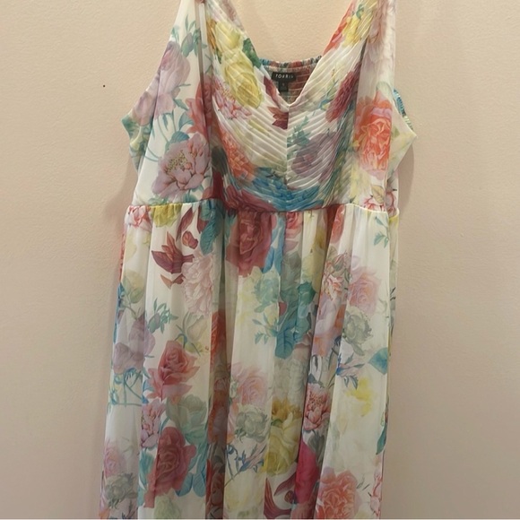 Torrid Multicolor Floral Chiffon Maxi Dress - Picture 5 of 6